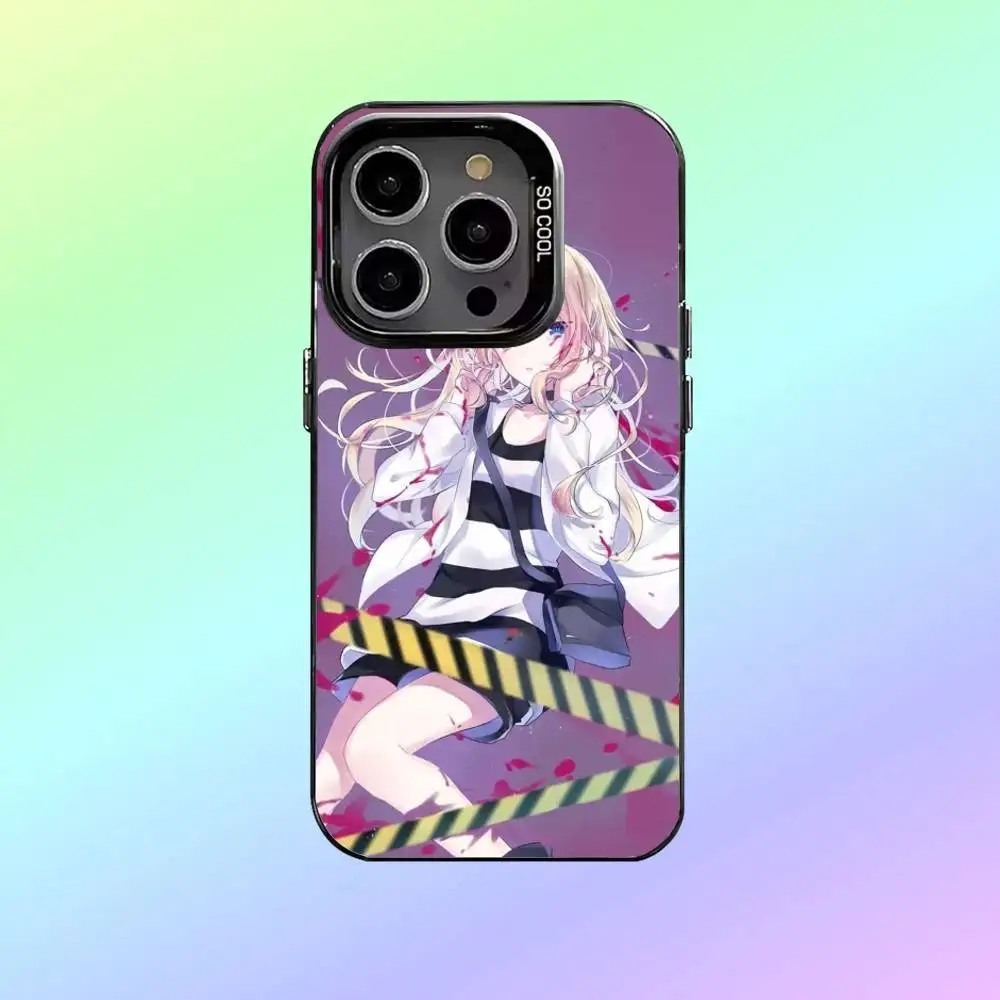 Etui na telefon A-Angels of Anime Death do iPhone'a 17, 16, 15, 14, 13, 12, 11 Plus, Pro Max, kolorowe, srebrne etui na tył telefonu