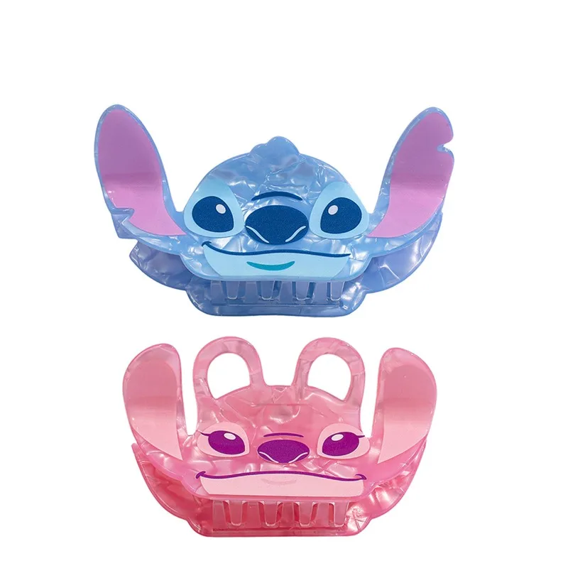 

Stitch Angel Acrylic Claw Clip Cute Cartoon Spring Non-Slip Large Hair Claw for Women Bulk Hair Accessories