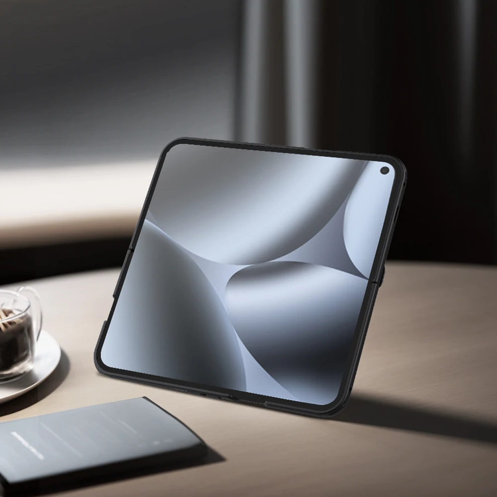 

Чехол Nillkin для Google Pixel 10 Pro Fold Super Frosted Shield с мягкой рамкой, прозрачной защитой камеры и подставкой