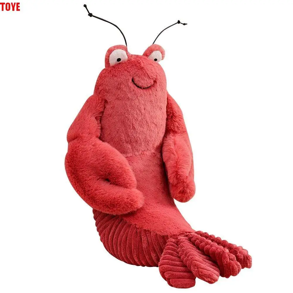 Shrimp Stuffed Animal Lobster Simulation Sea Animal Funny Doll Plush Pillow Stuffed Toys Crab Plush Doll Lobster Plush Toy