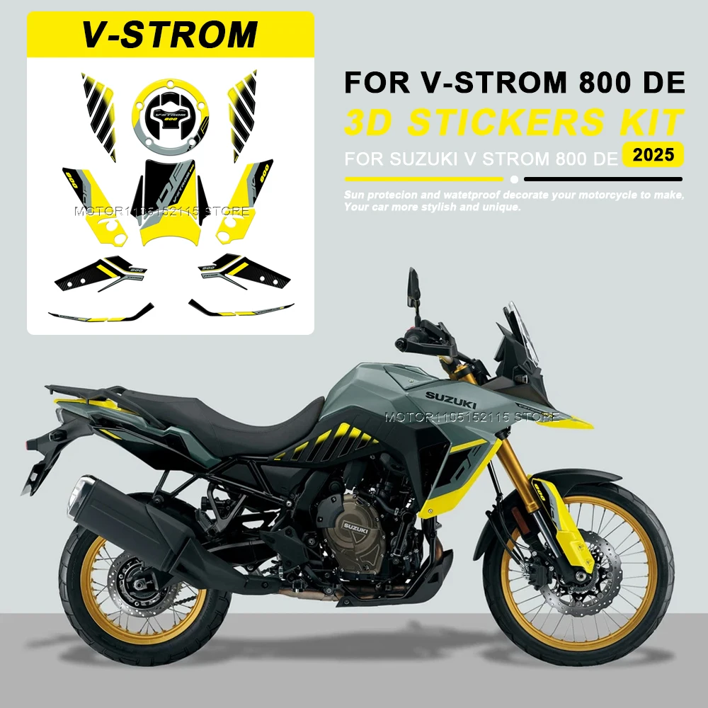 NEW For Suzuki V-STROM 800DE Vstrom 800 DE 2023 Motorcycle Accessories 3D Epoxy Protection Sticker Decal 2023 V-STROM 800DE
