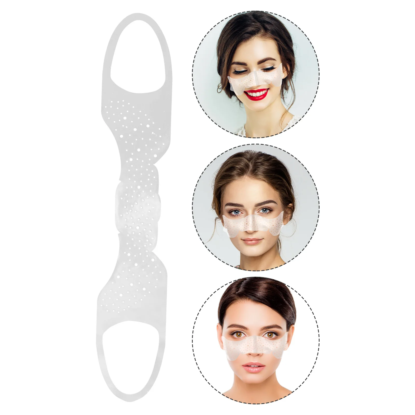 

2Pcs Freckle Makeup Tool Silicone Reusable Wearable Lifelike Fake Freckles Mold for Women Party Wedding Stage Makeup Accessories