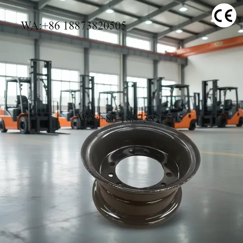 Custom 4.33R-8 OTR Wheel Rim 8 Inch Industrial Steel Rims for 18x7-8 New Condition Forklift