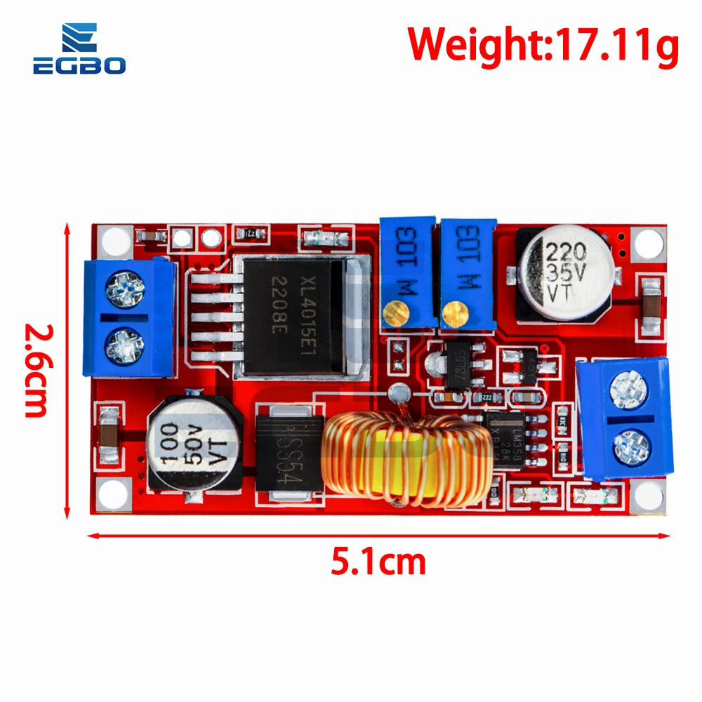 Original 5A DC to DC CC CV Lithium Battery Step down Charging Board Led Power Converter Lithium Charger Step Down Module XL4015