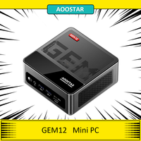 AOOSTAR GEM12 Mini PC, AMD Ryzen 9 6900HX 8 Core Up to 4.9GHz, 32GB DDR5 RAM 1TB PCle 4.0 SSD, HDMI 2.1 + DP 1.4+ USB 4 + Type-C