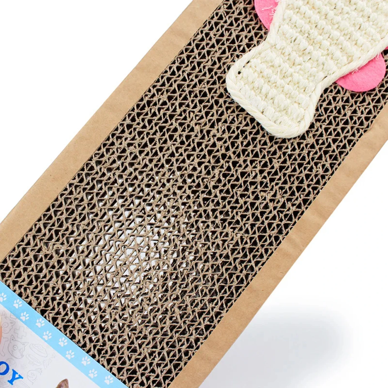 Planche à Gratter en Polymère pour Chat, 37x12cm, Grattoir à Griffes, Jouets pour Pattes, Équipement pour Chaton, Produit Protecteur d'Abreaction