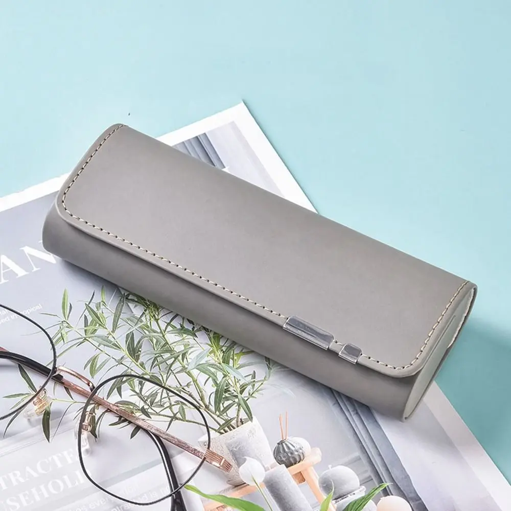 

Simple Magnetic Clasp Eyewear Bag Glasses Storage Box PU Leather Glasses Box Sunglasses Case Spectacle Case Eyeglass Box