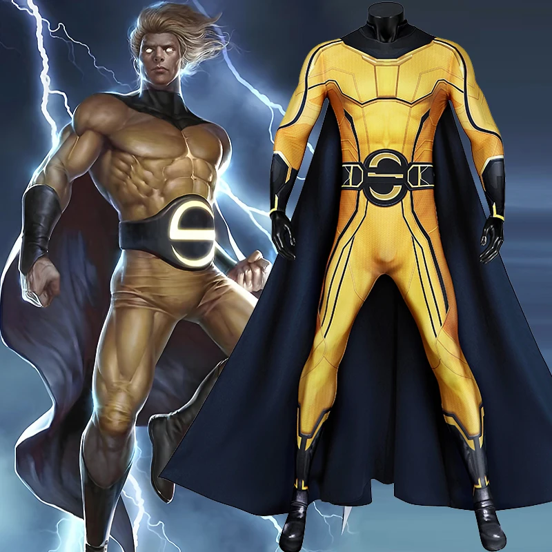 

Thunderbolts Косплей Костюм Супергероя Полный комплект Боди Накидка Роберт Рейнольдс 3D Печатный спандекс Наряд зентай Костюм на Хэллоуин