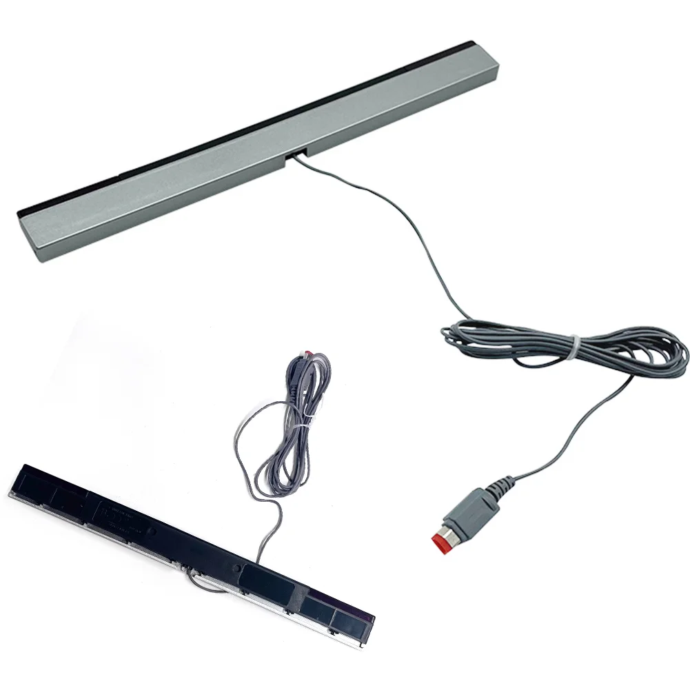Wired Motion Sensor Receiver with Extension Cord Remote Infrared Ray IR Inductor Bar Wired Remote Sensor Bar for Nintendo Wii