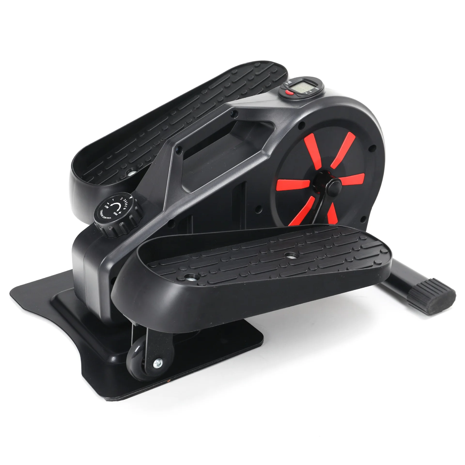 Foldable Mini Magnetic Cross Trainer Exercise Bike, Indoor Design for Home Fitness, Compact to Store, Gentle on Joints