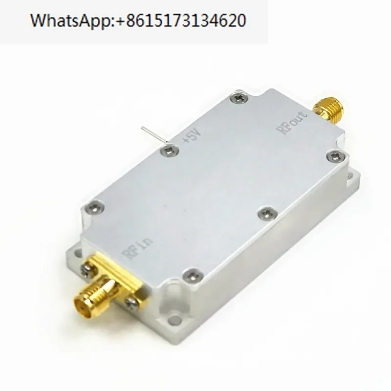 LNA 1.1-1.7GHz Gain 60dB Low Noise 0.6dB GPS BeiDou GLNSS Amplifier