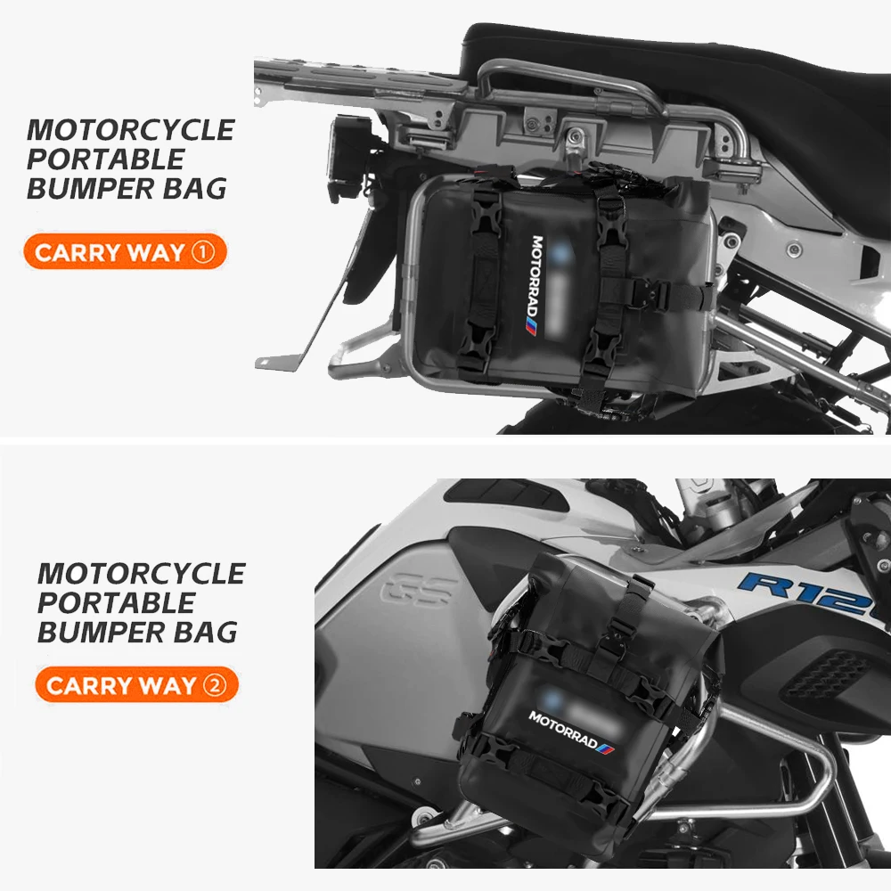 ل BMW R1250GS R1200GS F750GS F850GS الإطار تحطم بار أكياس مقاومة للماء الوفير AccessoriesTool وضع حقيبة سفر ADV مغامرة