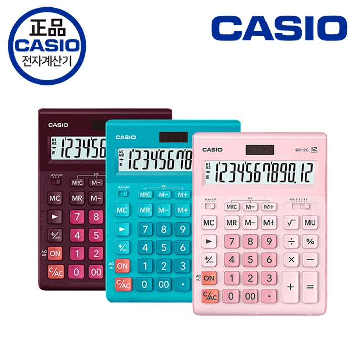 Casio Calculator Large Large General electronic calculator GR-12C