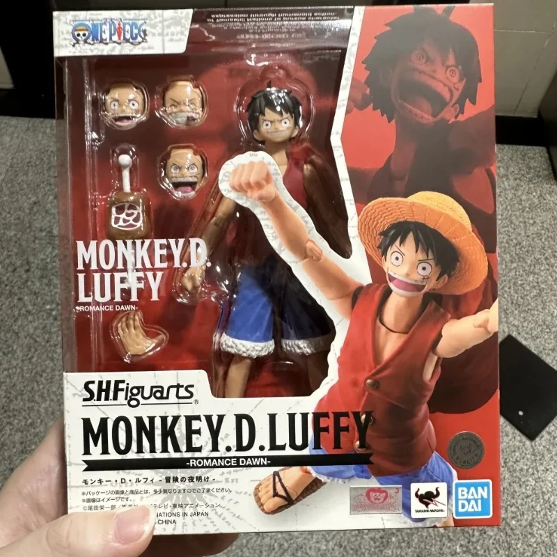 

New 2024 In Stock Bandai Shf One Piece Monkey D. Luffy Adventure Dawn Mobile Figurine Model Toy Gifts