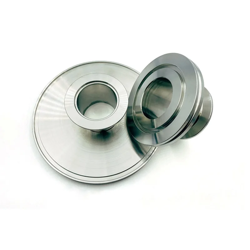 ISO To KF Vacuum Reducer Size Head Vacuum Clip Flange Reducer SUS304 Stainless Steel ISO63/80/100/160 Trun To KF16/25/40/50