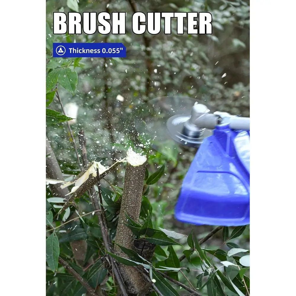 26cc Weed Wacker تعمل بالغاز، ماكينة تشذيب/مقلم السلسلة، منشار القطب، أداة تشذيب التحوط وشفرة تقطيع الفرشاة، أدوات العناية المتعددة في 1