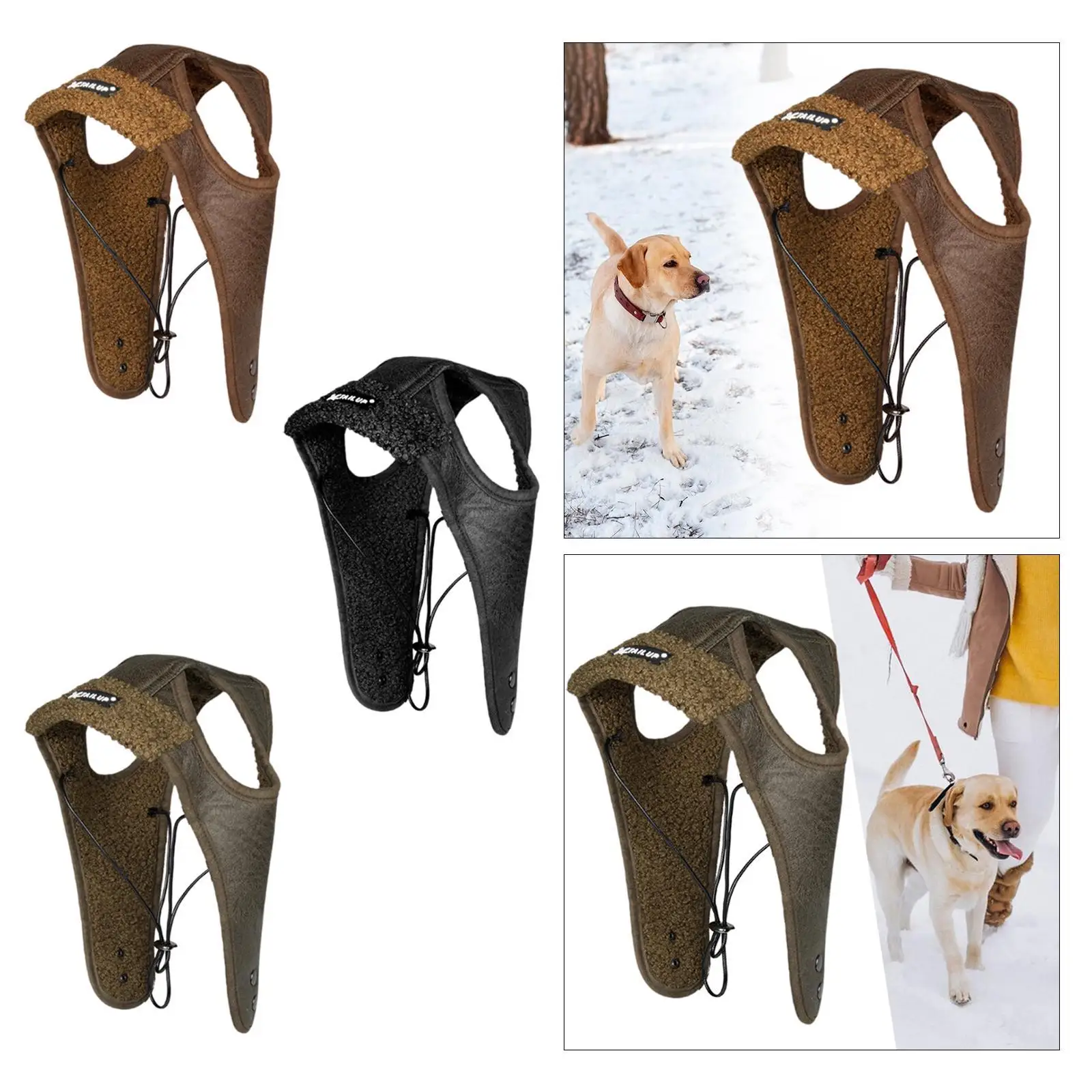 زي تنكري للحيوانات الأليفة على شكل قبعة الكلب، إبداعي، مقاوم للرياح، أغطية رأس مع أغطية للأذن للطقس البارد لدعائم صور الكلاب والقطط والحيوانات