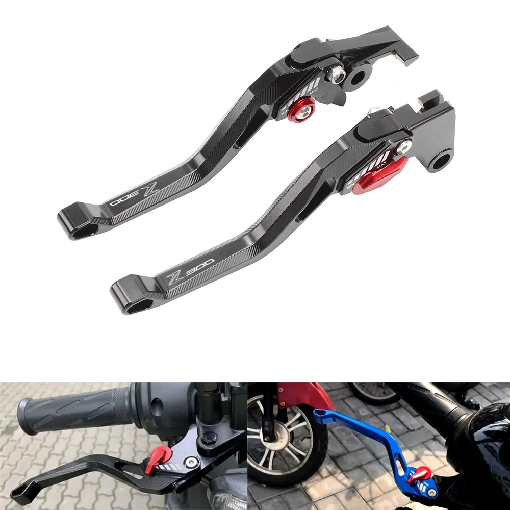 Motorcycle Brake Clutch Levers Handlebar Hand Grip For Kawasaki NINJA 300R/Z300 2013 2014 2015 2016 2017 2018 Adjustable CNC