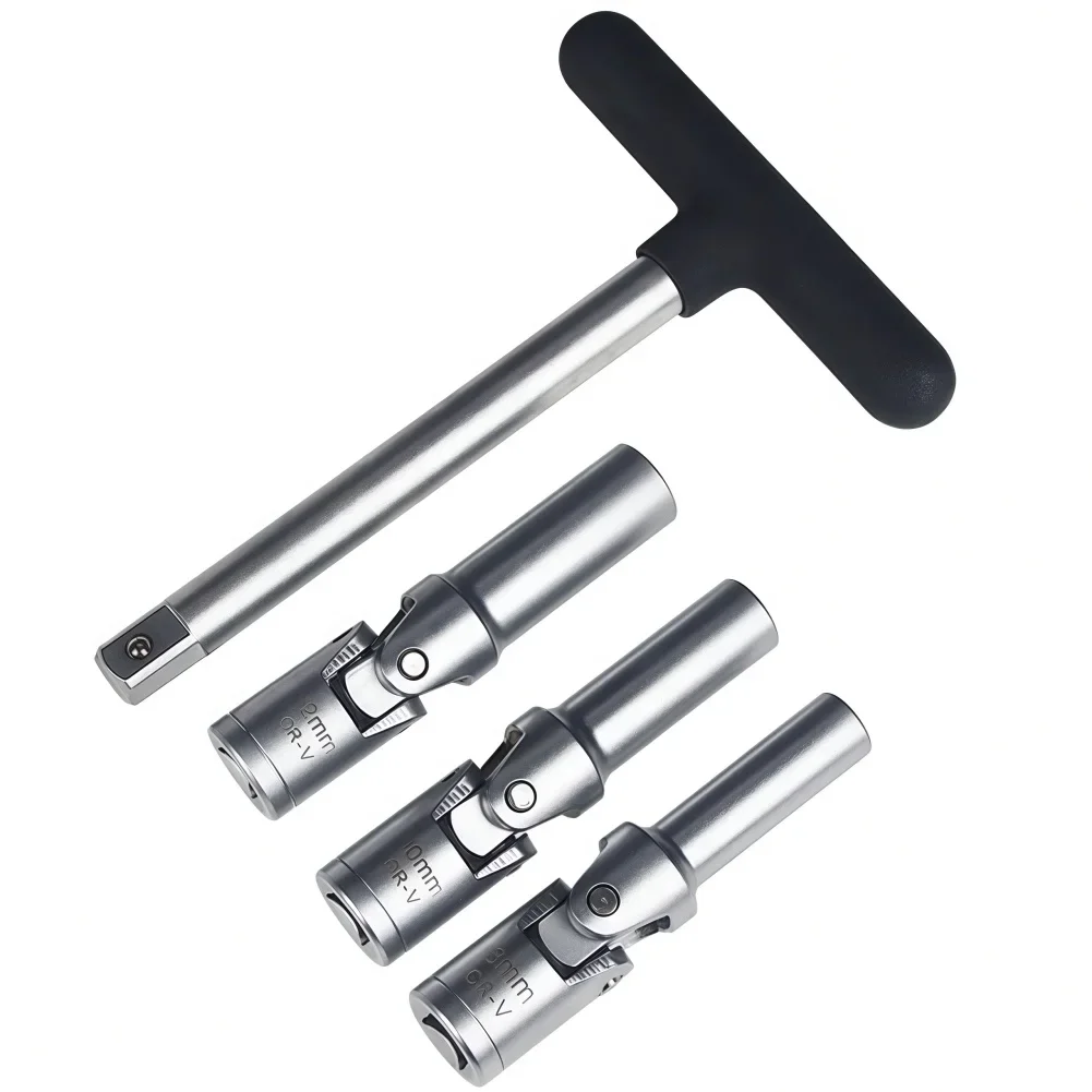 Precision Fit Wrench For Mechanics Multi-purpose Kit Heater Wrench Set Flexible Joint Precision Fit Metal Construction