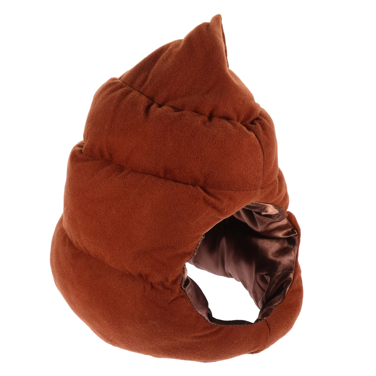 قبعة كبيرة على شكل أنبوب للمراهقين، قبعات رأس لعبة بني فاتح مضحكة للهالوين للبالغين