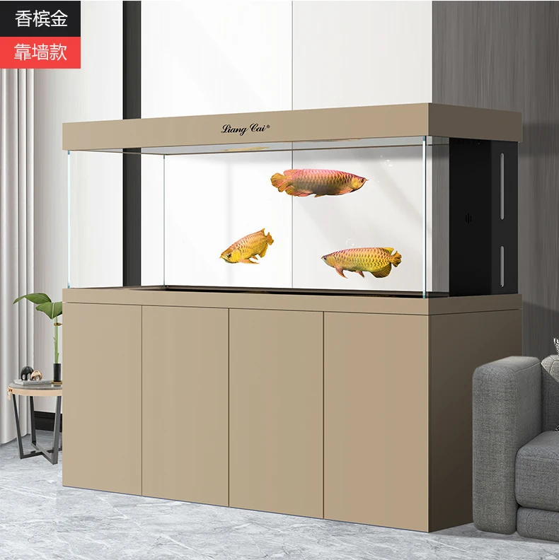 150 Gallon Large Farming Smart Aquarium Tank Glass Fish Tank for Living Room - Image 2