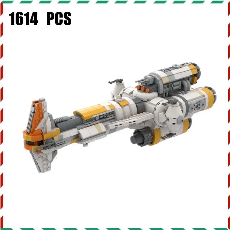 

MOC Galactic Hammer Cruiser Spaceship Building Blocks, 1614Pcs Spaceship Model Kits Creative Toys for Boys Kids Gift
