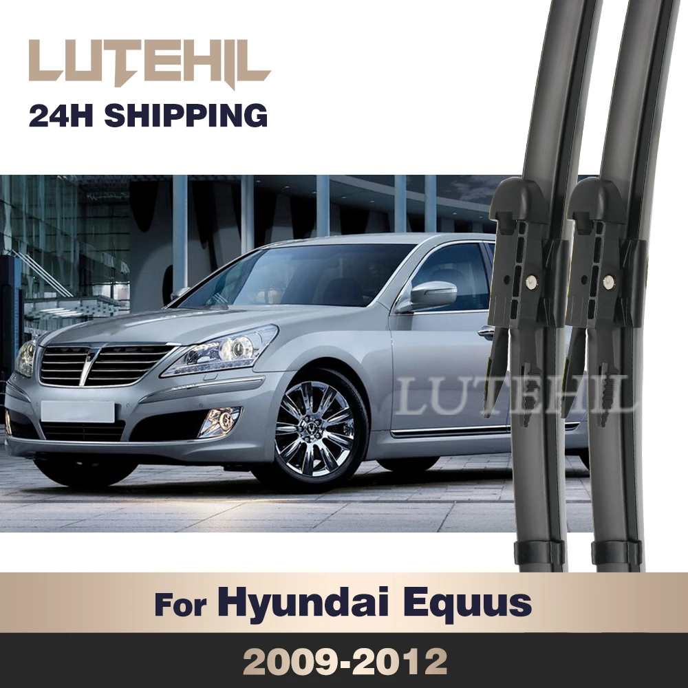 

Стеклоочиститель LUTEHIL для Hyundai Equus 2009-2012 2010 2011, передние щетки стеклоочистителя, щетка для лобового стекла, щетка для окон 24 "+ 20"
