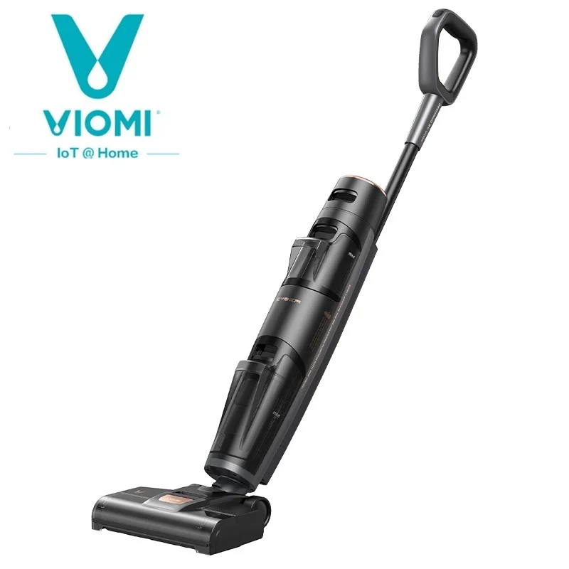 

2022 New Viomi Cyber Automatic Washing Vacuum Cleaner with Self-drying Household Strong Suction and Removable Battery 2500mAh*2