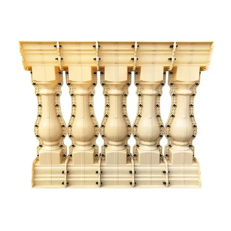 Railing Handrail Balcony European Roman Mold Villa Column Vase Column Fence Roman Column Mold Cast-in-place Cement Building A
