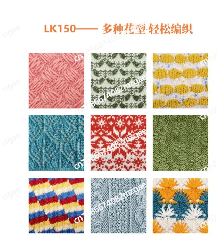 LK150 - 6.5mm Medium Gauge, Plastic Househol Knitting Machine Parts, Stitches, Sewing Machine Accessories, Silver Shank, 150