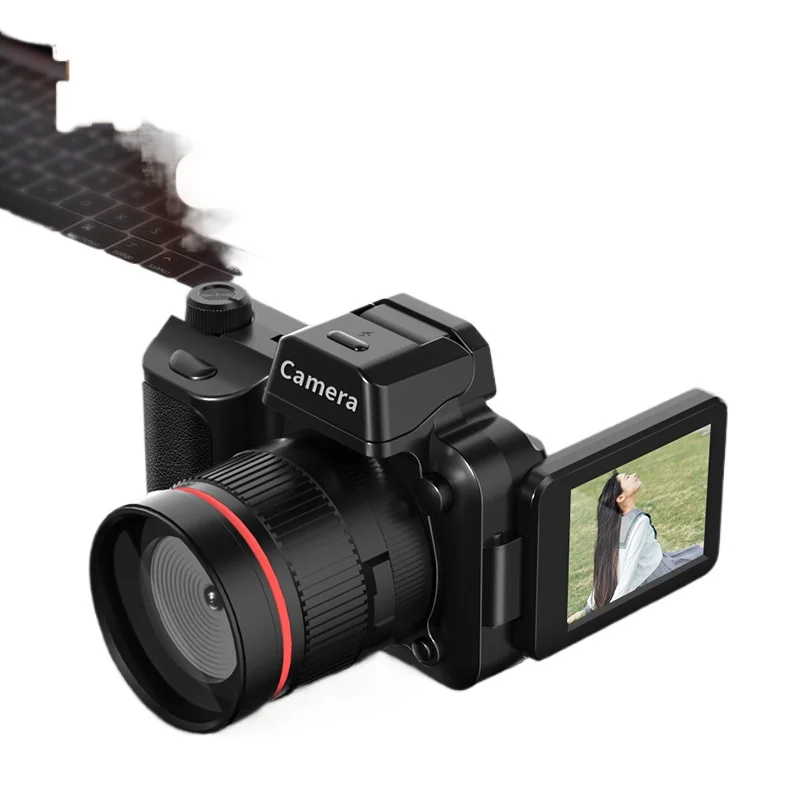 

High definition student digital camera entry girls retro ccd photography, vintage SLR card machine