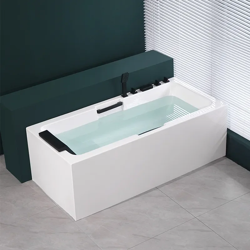 For Bathtub Household Acrylic Independent Seamless Thickened Hotel Integrated Molding Factory Direct Sales
