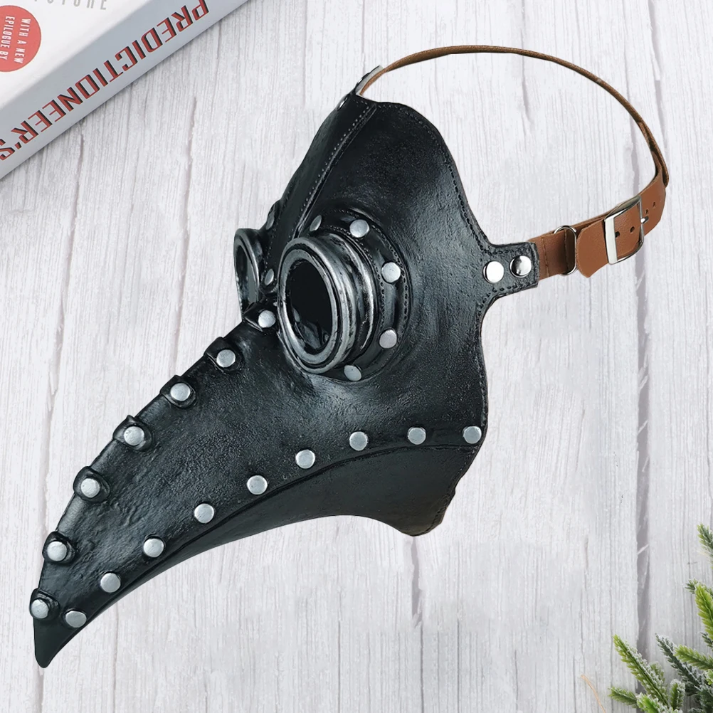 1 PC Beak Mask น้ําหนักเบาหน้ากากปาร์ตี้ฮาโลวีนตกแต่ง Plague Doctor VINTAGE เครื่องแต่งกายอุปกรณ์เสริมสําหรับเทศกาล