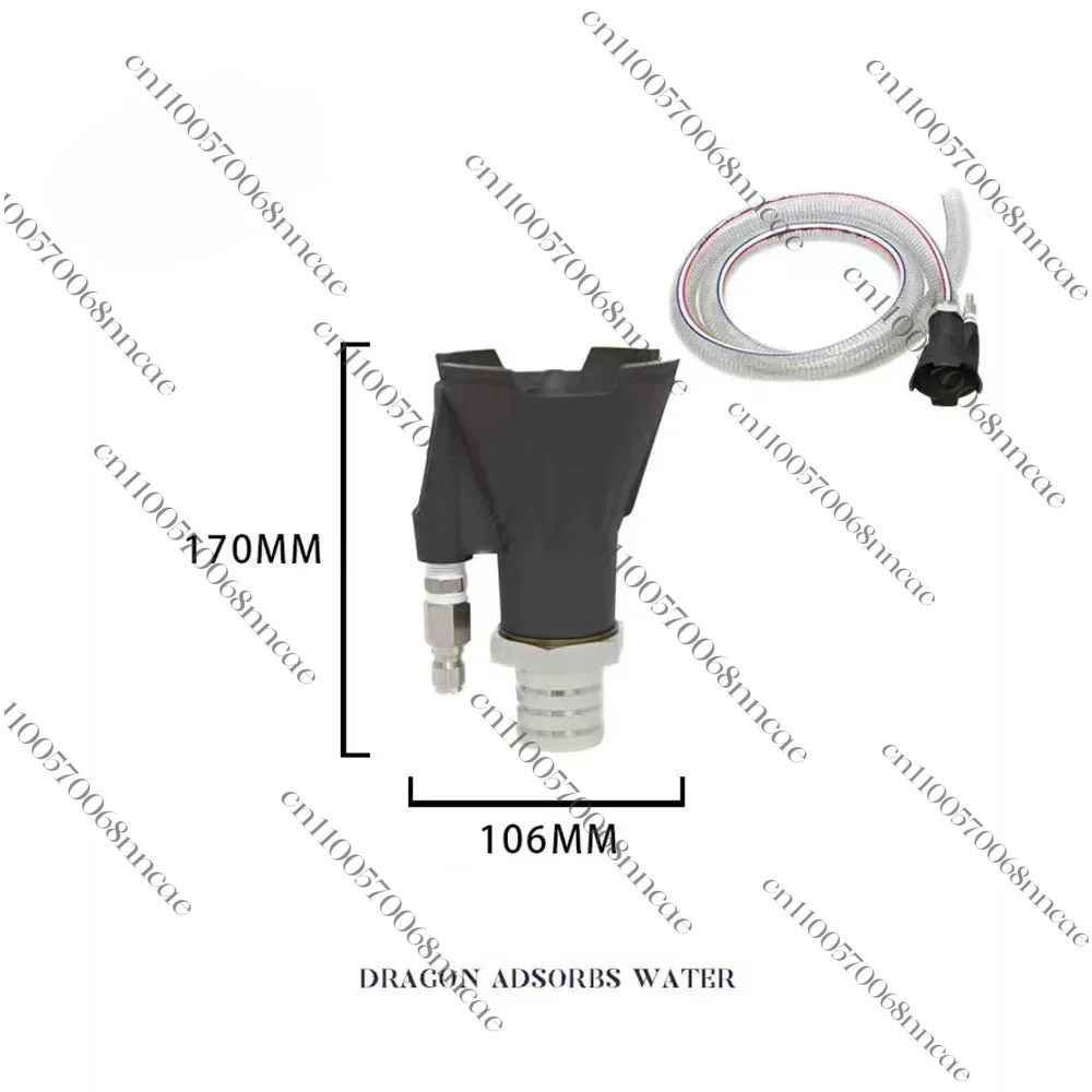 3 8 Inch Inlet 4000PSI Heavy Duty Industrial High Pressure Venturi Sludge Sucker Head Water Mud Pump Extractor Nozzle Commercial