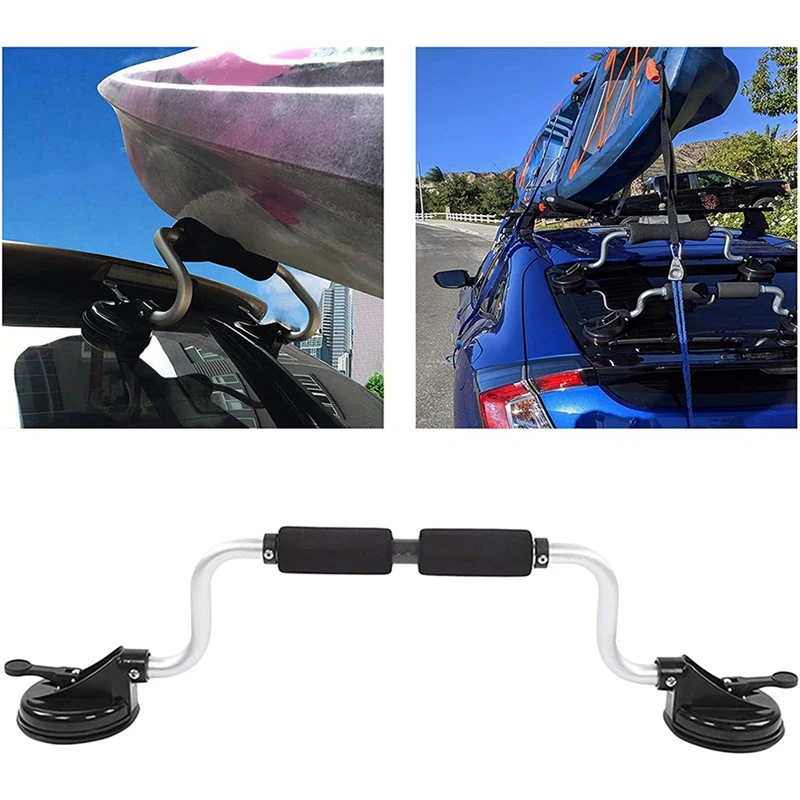 Kayak Suction Cup Holder, Canoe Load Assist Rack For Mounting Kayaks And Canoes To Car Roof, Boat Roller For Travel