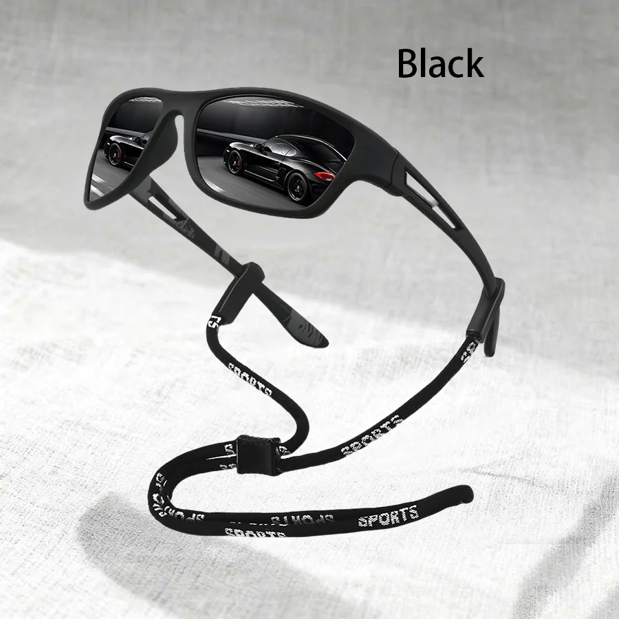 1-2 Stück Modische Muster-Sonnenbrille mit Kette Sport-Sonnenbrille für Männer und Frauen zum Fahren, Angeln, Radfahren, Bergsteigen Sport-Sonnenbrille für Herren – Detail 1