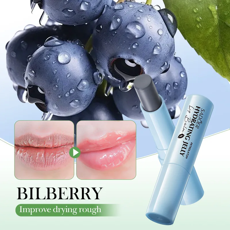 Blueberry Lip Balm Lasting Nourishment and Moisturizing Anti Drying Nourishing Repair Lip Men and Women Lip Balm Beauty Health