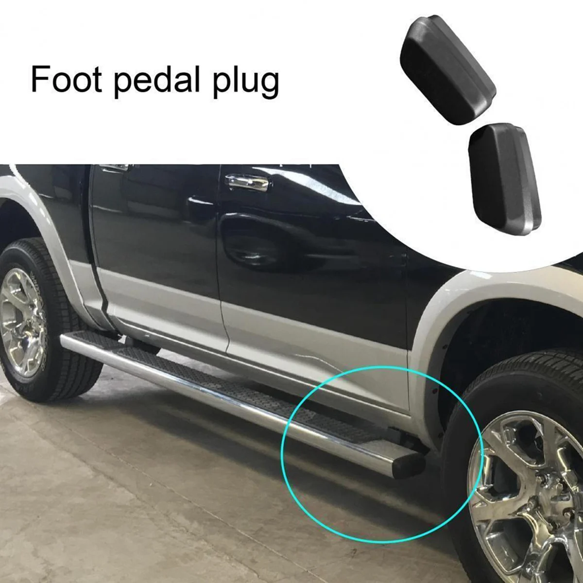 1 пара сменных боковых колпачков для автомобиля 68193113AA для Dodge Ram 1500 2500 3500 4500 5500 2013-2018