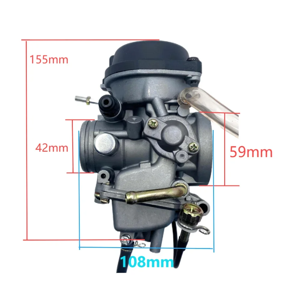 Pgs Carburetor For Stels Hisun 400 450cc 16100-f11-0000 110700-102-0000 Ln001648 Linhai 35211