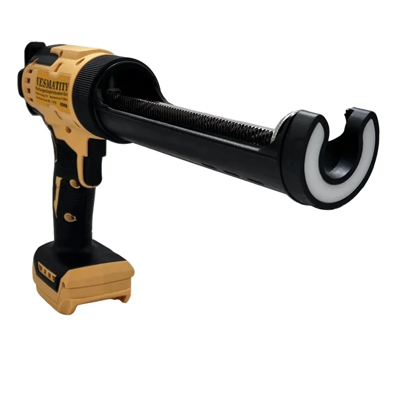 VESMATITY Cordless Electric Caulking Gun 6 Speed Adjustable for Doors Windows Glass Sealant Adhesive Glue Tool 18V 20V Battery