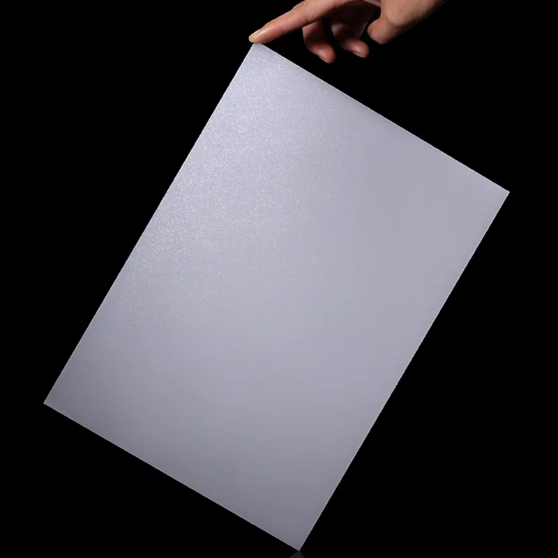 Feuille de diffuseur en plastique dur PS, épaisseur de la lumière Led en plastique, plaque vierge translucide laiteuse 1mm 1.5mm 2mm 3mm, artisanat de bricolage 1 pièce