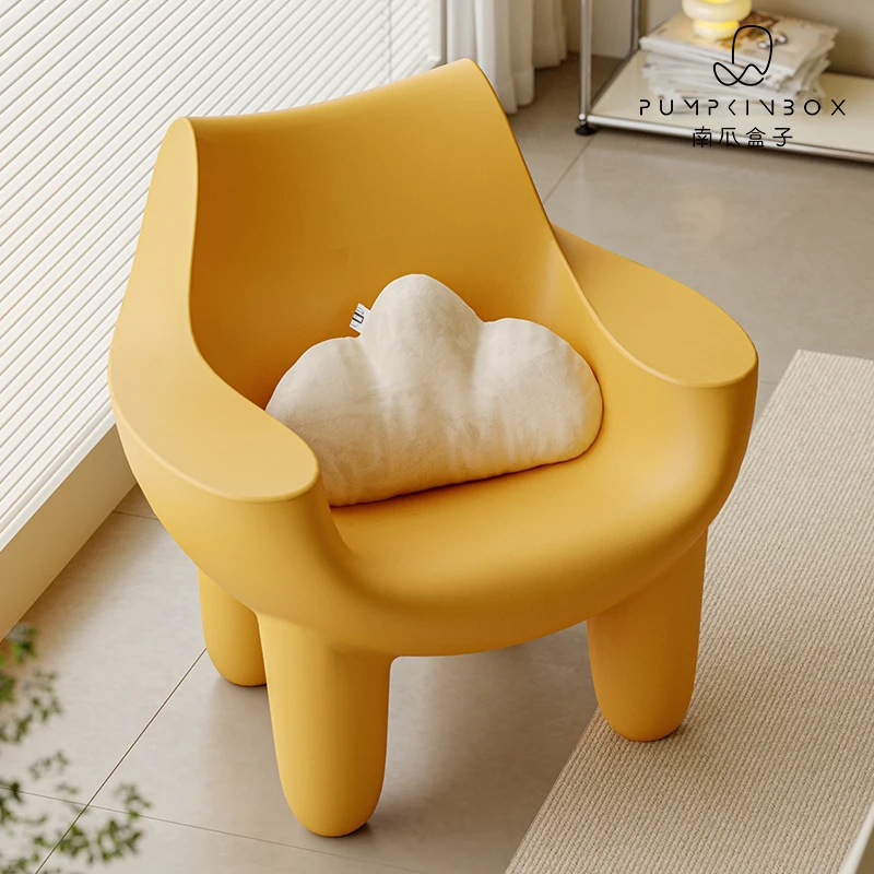 Leisure Single Chair Sofa Chair Modern Living Room Cream Internet celebrity ins Outdoor Balcony Elephant Chair