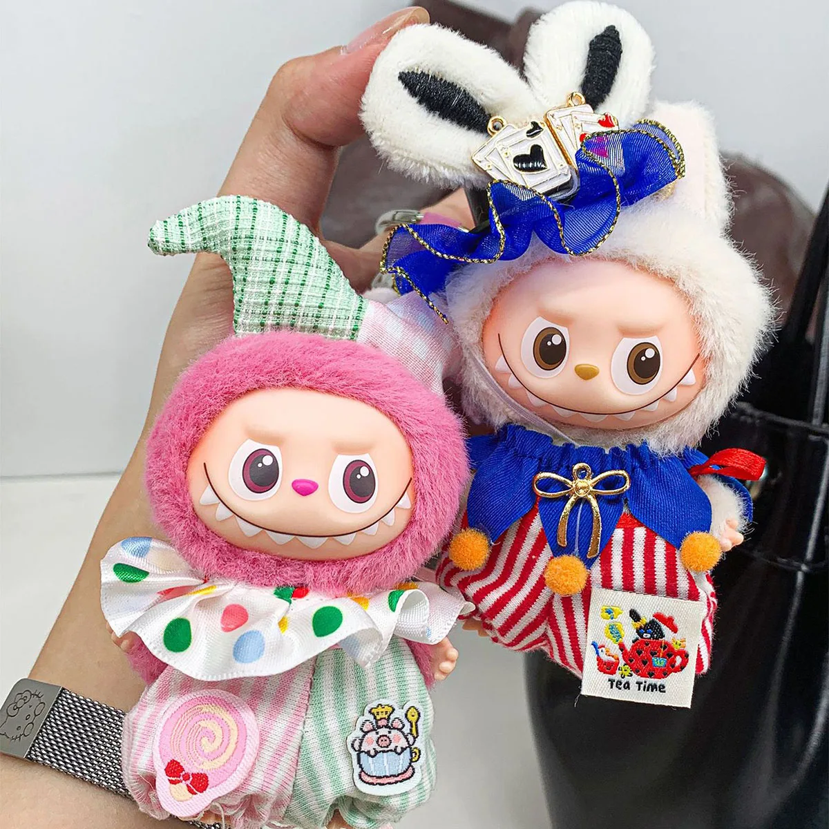 [Без куклы] цирковой костюм, комплект одежды клоуна для 10,5 см, мини-лабу 4,0, аксессуары для кукольной одежды, цветной шар, костюм клоуна