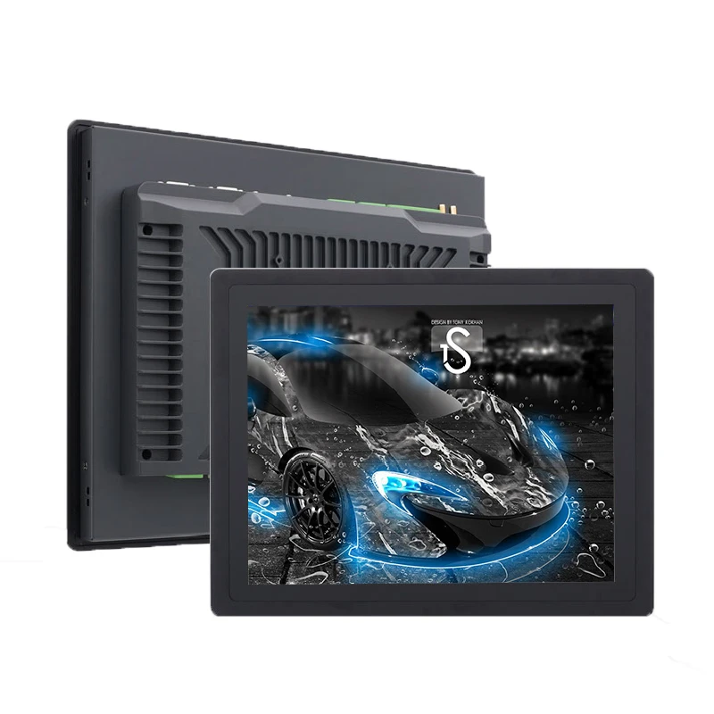 15.6 inch industrial aio computer all-in-one panel pc with resistive touch screen built-in wifi rs232 com for win10 pro 1366*768