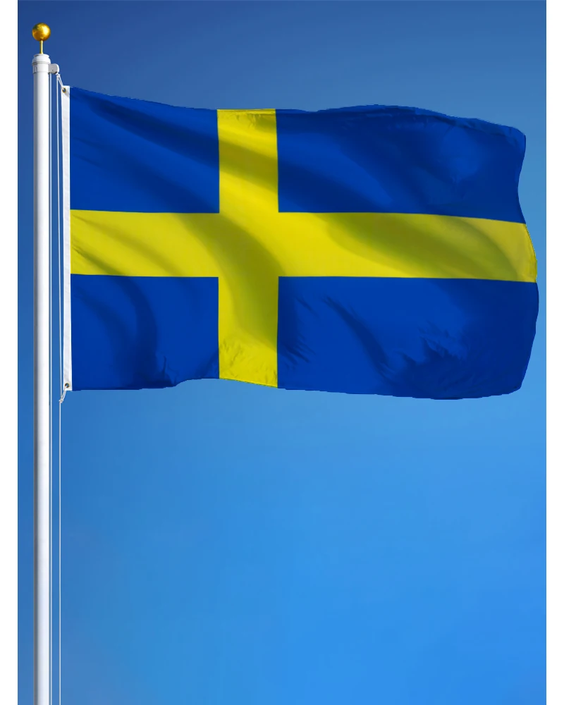 

60x90cm 90x150cm CH Swedish flag 2x3ft/3x5ft The National flag