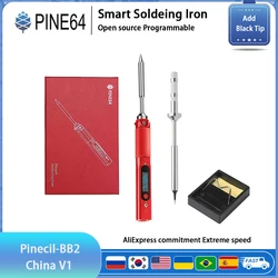 Pine64 V1-Kit de soldador inteligente Pinecil, TYPE-C portátil, conector PD para herramientas de soldadura, estación de soldadura Digital de temperatura constante