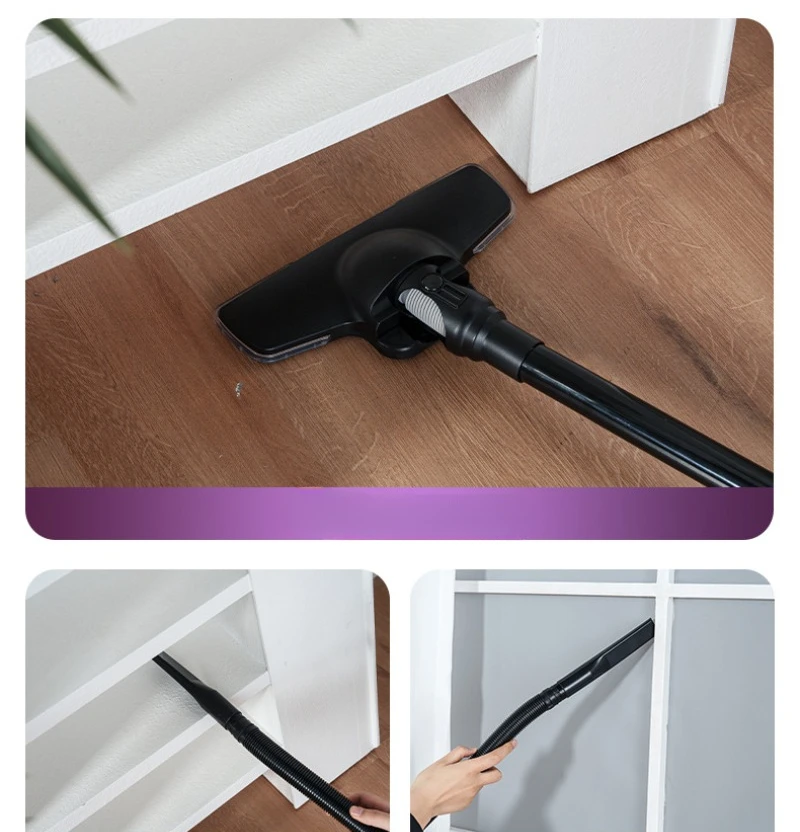 IDEACH เครื่องดูดฝุ่นแบบใช้มือถือแบบมีสายกําลัง 500W,สายเคเบิล 5 ม.,พร้อมท่อ,การกรอง HEPA,ไม้กวาดไฟฟ้า,เครื่องดูดฝุ่นน้ําหนักเบา