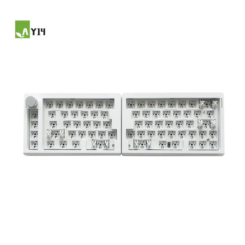 

AY14 -GMK70 Split Type Customized Gaming Mechanical Keyboard Kit Hot Swappable Gasket Ergonomic Keyboard Supports QMK/VIA