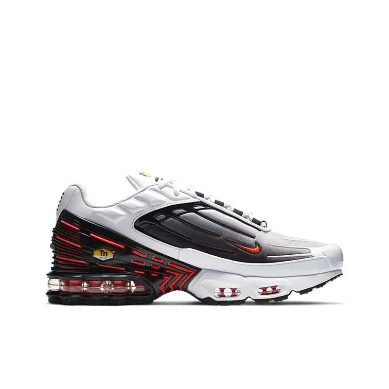 Nike Air Max Plus 3 TN Men's and Women Running Shoes Non Slip and Durable Fabric Shock Absorbent Mesh Breathable Comfortable