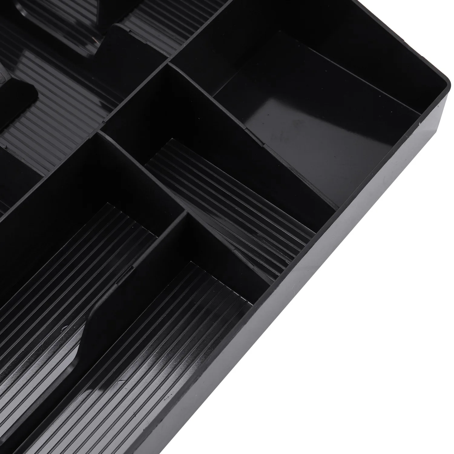Y51A-Eight Grids Cash Drawer Box Support Register Insert Coin Tray Cashier Tidy Storage Adjust Safe Box